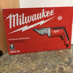 Milwaukee New 18 Metal Shear