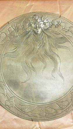 Vintage mann Hawaiian plate