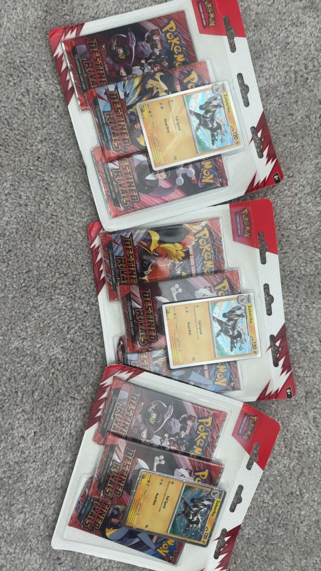 Pokemon Destined Rivals Blister Packs