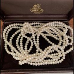 100 Inch Strand Of Antique  South Sea Pearls