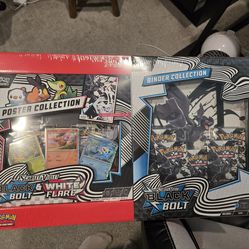 Pokemon Sams Club black bolt white flare bundles sealed