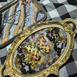 Custom Geode Trays Very Elegant Beautiful All Custom Pieces