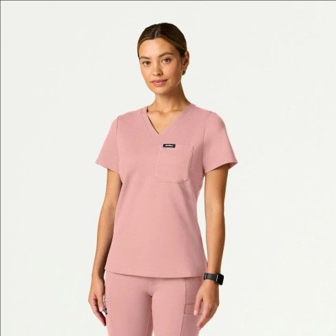 Jaanuu MAUVE scrub Top Size Small