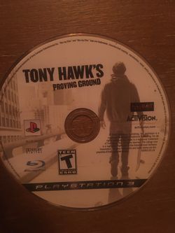 Sony PlayStation ps3 Tony hawk proving ground