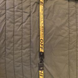 Real Off White Lanyard 