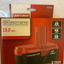 CRAFTSMAN 19.2-Volt 2.6 Amp-Hour Lithium Power Tool Battery