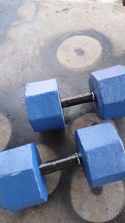Dumbbell .. pesas de concreto