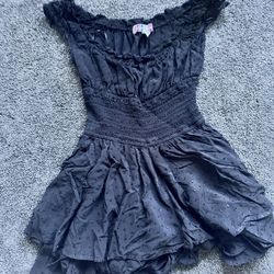 Black Romper Dress