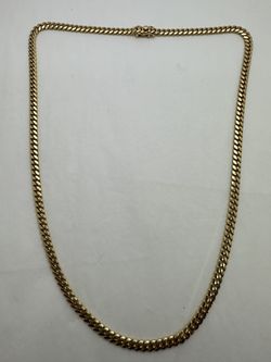 14K Cuban Link Chain 24 Inch 5.1mm 