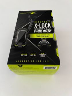 New- Bracketron X-Lock Heavy Duty Phone Mount for Truck - Phone Holders for Your Car with 12" Extendable Arm Security for Windshield & Dash