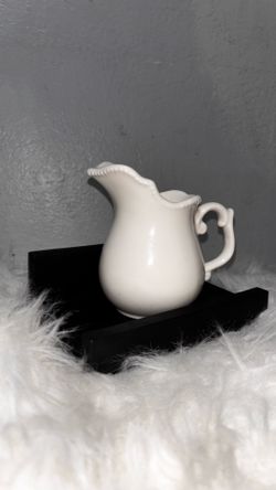 Pink Porcelain Creamer Nicole Miller Home Collection Approximately 4” x 3.5” Retired