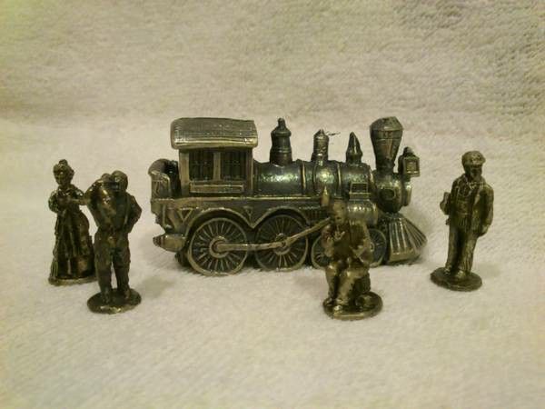 American Pewter Collection Miniature Figurines

