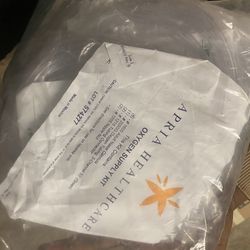 Oxygen Supply Kit , nasal canal ,  oxygen tubing , connector & nipple but