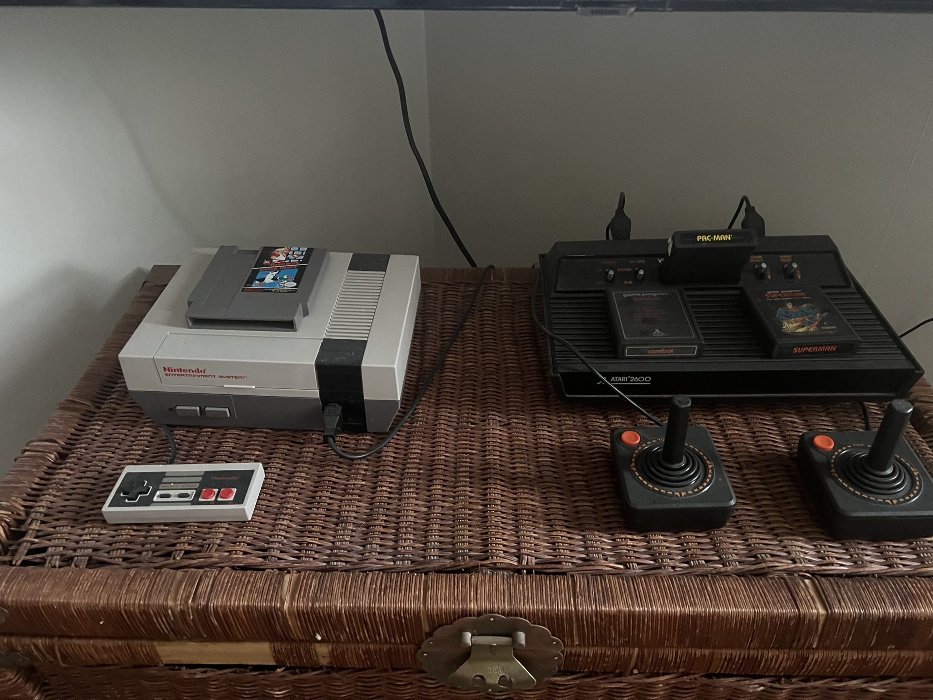 Original Nintendo NES and Original Atari 2600
