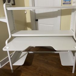 Beautiful White Ikea Computer Desk