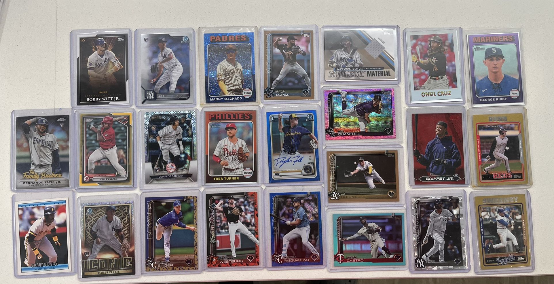 24 Baseball Cards