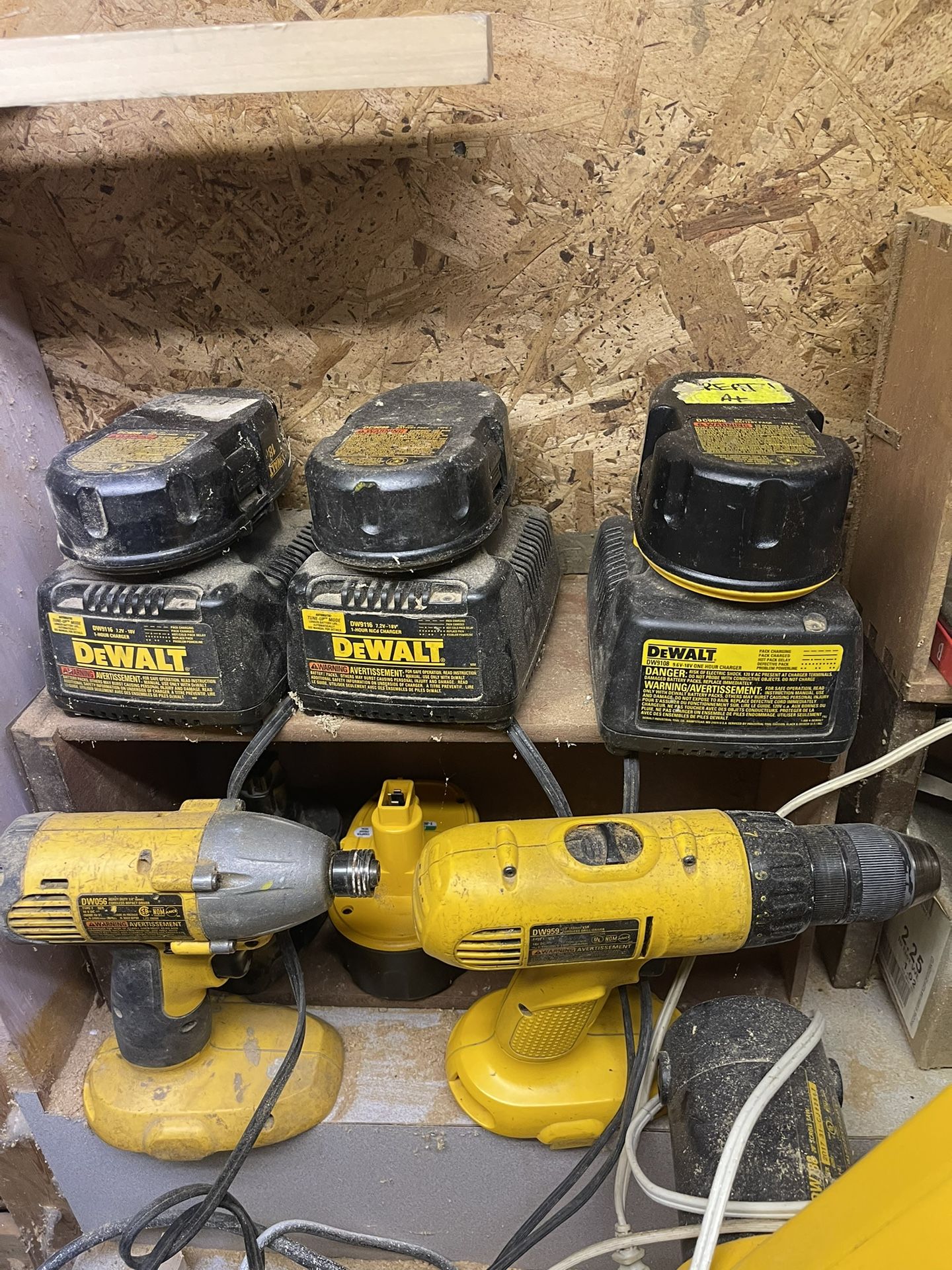 DeWalt Drills Batteries And Chargers