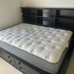Book Case Full Size Bed Frame 