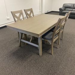 Parellen Dining Set Table And 4 Chair $10 Down Payment And Financing Available