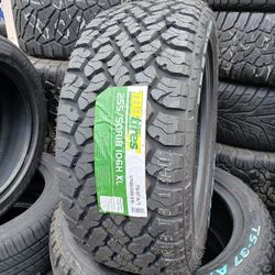 4 New Tires Installed/ 4 Llantas Nuevas Instaladas 255/50/18 TBB Tires