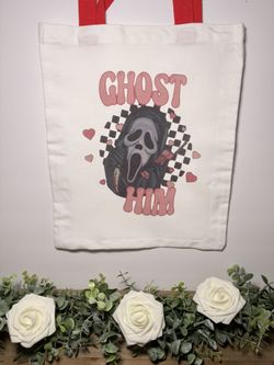 Ghost Him Tote Bag & Matching Pouch