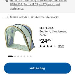 Ikea BEDFLUGA bed Tent
