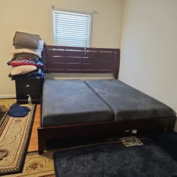 Bedframe And Spring Box