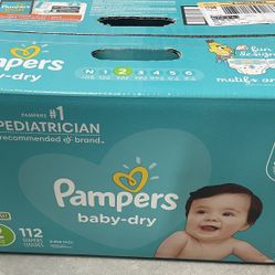 Pampers Baby Dry & Snugglers Size 2 