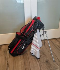 NEW Nike VRS Junior Golf Stand Bag – Black & Red