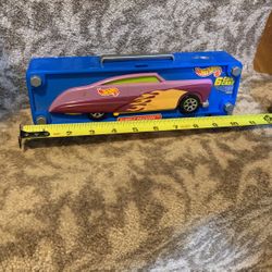 I Hot Wheels * 1998 PURPLE PASSION CAR Carrying Case Holds 6 Cars
