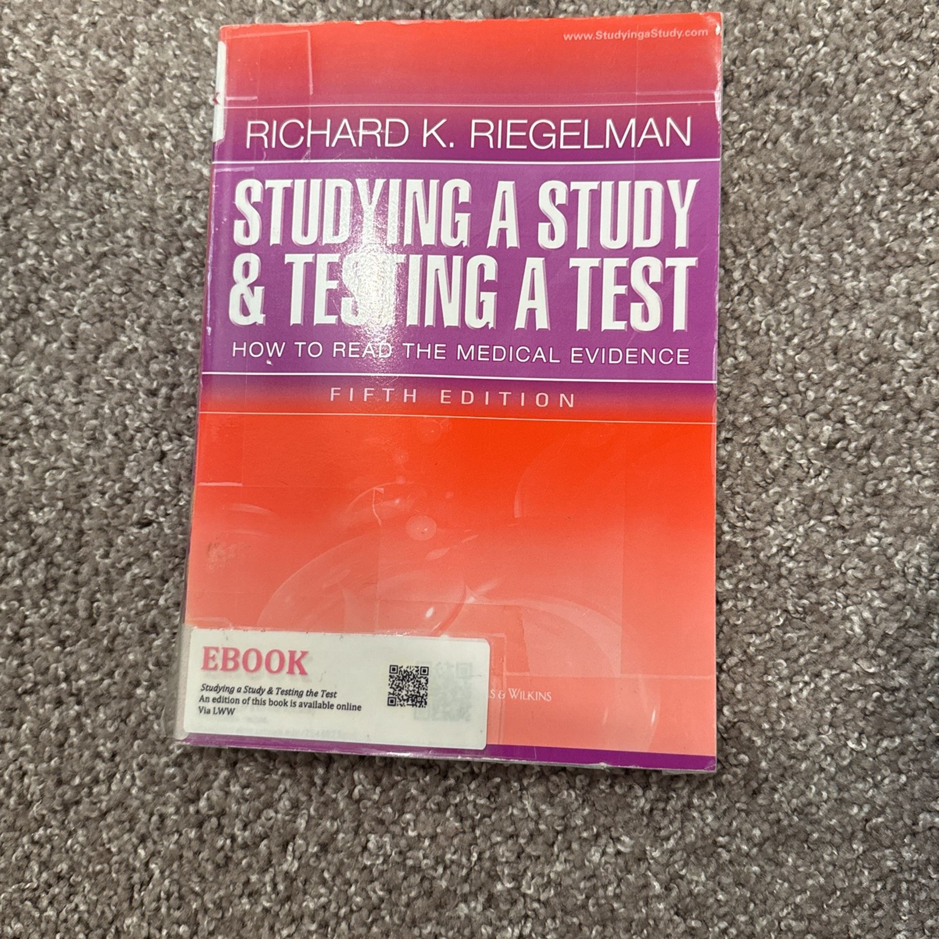 Studying A Study Tasting A Test