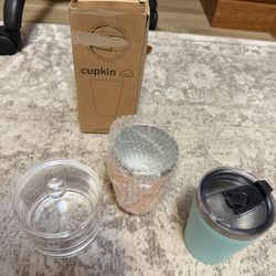 Cupkin Tumbler Cups 3 Pieces Total 10 Usd (never used)