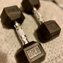 Set Of 20 Lb Hand Weights