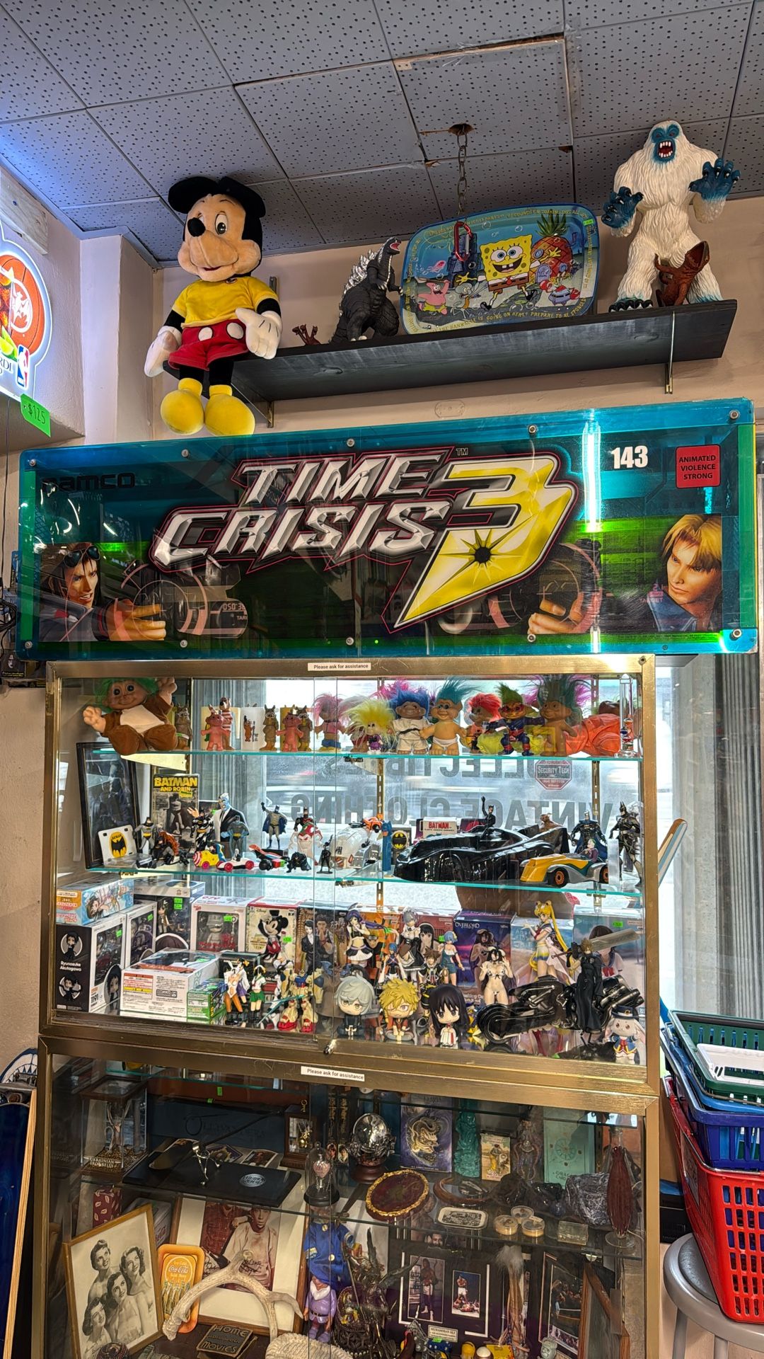 2003 Time Crisis 3 Arcade Marquee (WORKING)