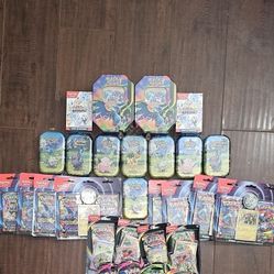 Pokemon TCG Ascended Heroes Tins + Prismatic Evolution Booster Bundle 