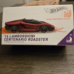 2020 Hot Wheels id Series '16 Lamborghini Centenario Roadster, Limited Run Collectible