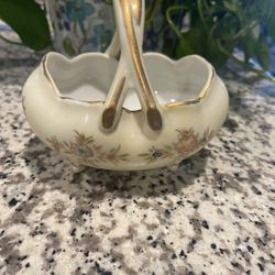 Rossetti Porcelain Gold Trimmed Hand Painted Made In Japan