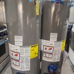 Gas Water Heater New Display Models 40 And 50 Also Have 75gal With 1 Yr Warranty 