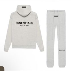 FEAR OF GOD LIGHT OUT-MEAL SET /SWEAT PANTS HOODIE 