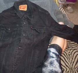 Levi's Black Denim Trucker Jacket XXL