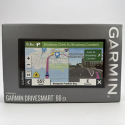 Garmin DriveSmart 66EX Car GPS Navigator 6" HD Display Bluetooth iPhone iPad