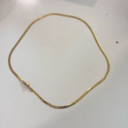 Vintage 925 Sterling Silver Danecraft Italy Flat Houndstooth Chain 20 Inch