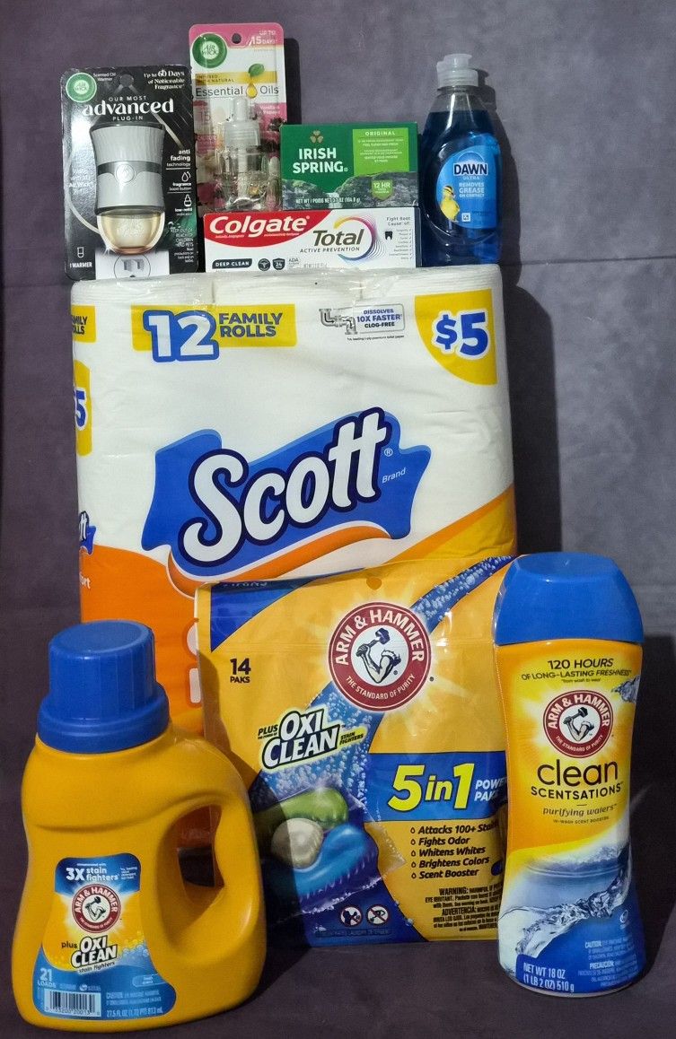 NASHVILLE, GA Lot Of 9 Arm&hammer Household Bundle