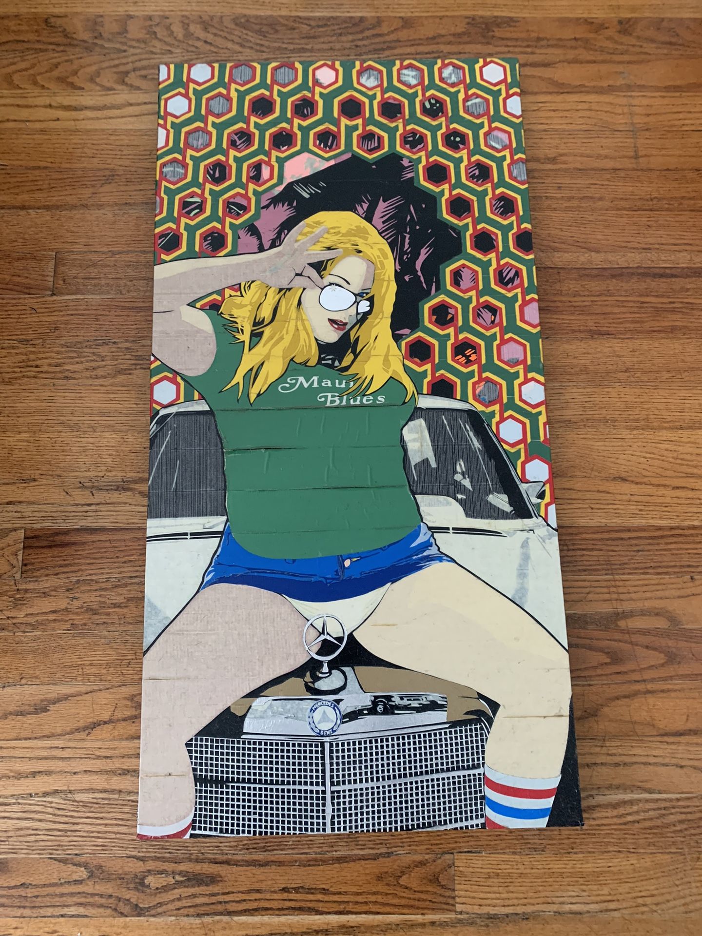 duct tape art piece
