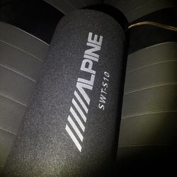 Alpine Tube Subwoofer 