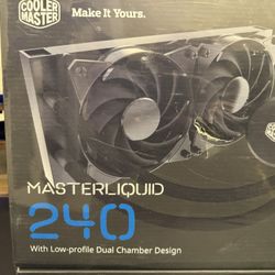 Cooler Master MasterLiquid 240 – Sealed, New Old Stock (Original 2016 240mm AIO)