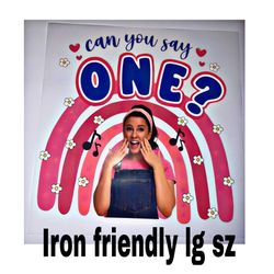 New large heat transfer iron friendly lg Sz