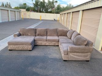 Dark gray sectional sofa 11ft x 8ft