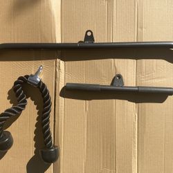 Pull-down Bars & Heavy Duty Dual Grip Tricep Rope
