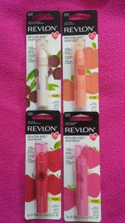 Lot of 4 Revlon Kiss Balm